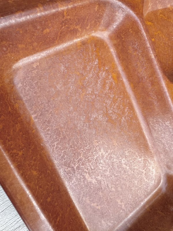 画像4: 米軍実物 ハルシー製 ミリタリー Halsey メラミン メストレー プレート　(2) (4)