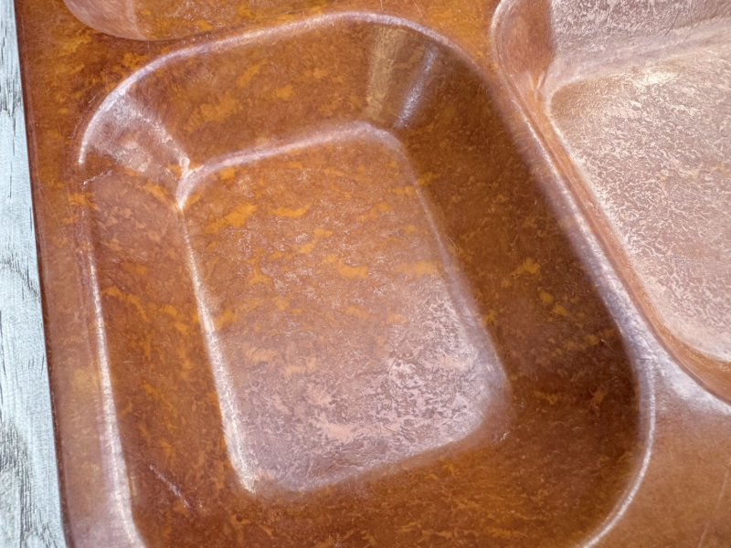 画像5: 米軍実物 ハルシー製 ミリタリー Halsey メラミン メストレー プレート　(2) (5)