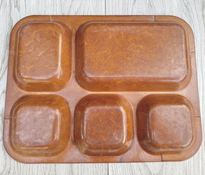 画像2: 米軍実物 ハルシー製 ミリタリー Halsey メラミン メストレー プレート　(2) (2)