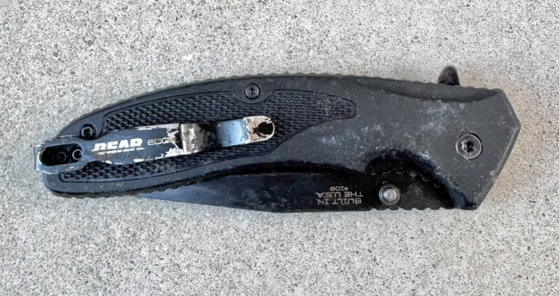 画像5: 米軍放出品 米軍放出品 Bear Edge Sideliner 4.5インチ スプリング アシスト ナイフ (5)