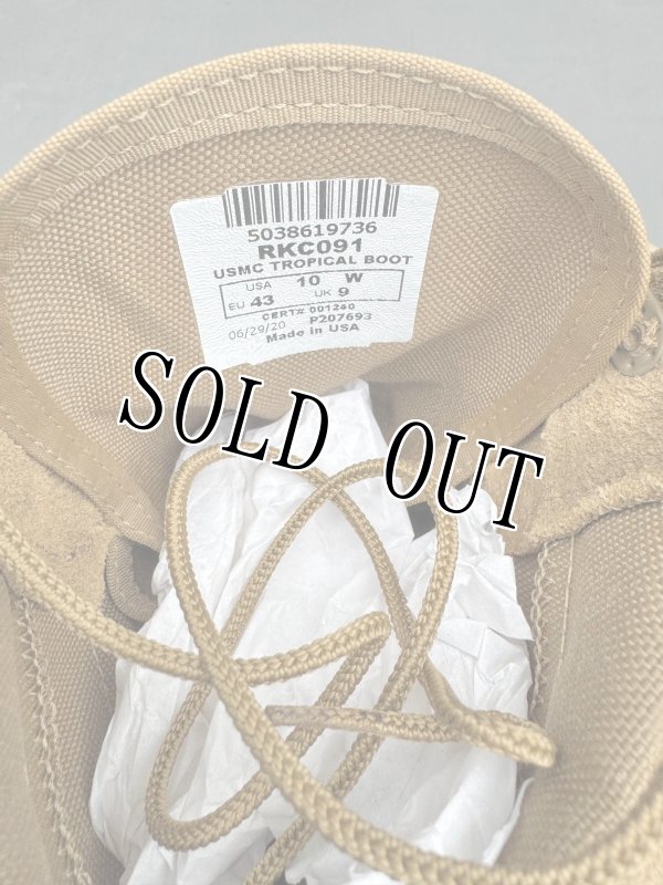 画像11: 新型!!米海兵隊実物 Rocky USMC Tropical Boot 10W  (11)