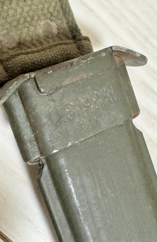 画像3: 米軍実物 M8A1 ナイフ 銃剣 ナム戦 シース USM8A1 バヨネット ナイフ  (1) (3)