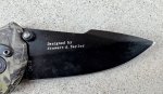 画像4: 米軍放出品 SCHRADE KNIVES TOUGH カモフラージュナイフ  ST6C (4)