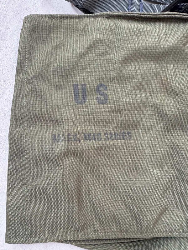 画像3: 米軍実物 M-40 ガスマスクバッグ (3)
