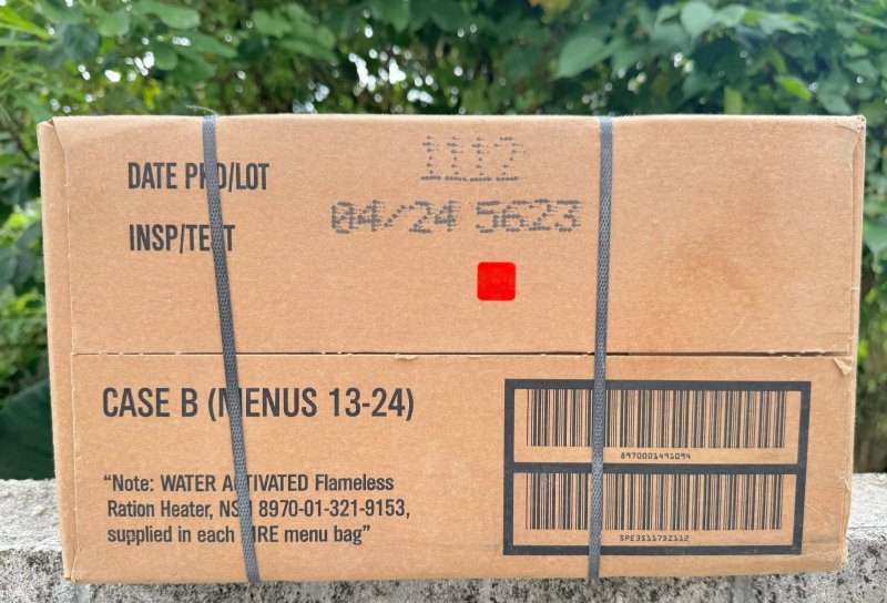 画像3: 米軍実物 2024年8月検【SOPAKCO】MREレーション非常食/戦闘食 MENU-B (3)