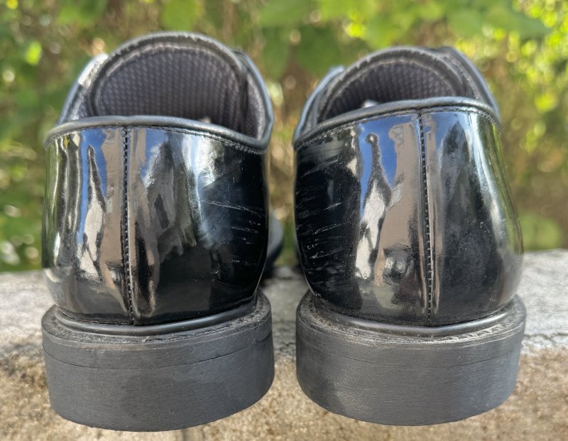 画像3: 米軍実物 CAPPS Enamel Service Shoes エナメル サービス シューズ (3)