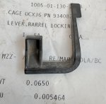 画像2: 米軍実物 M249 BARREL LOCKING LEVER (2)