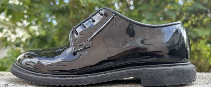 画像4: 米軍実物 CAPPS Enamel Service Shoes エナメル サービス シューズ (4)