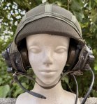 画像21: 米軍実物 CVC ヘルメット HELMET COMBAT VEHICLE CREWMANS DH-132B インナーセット (21)
