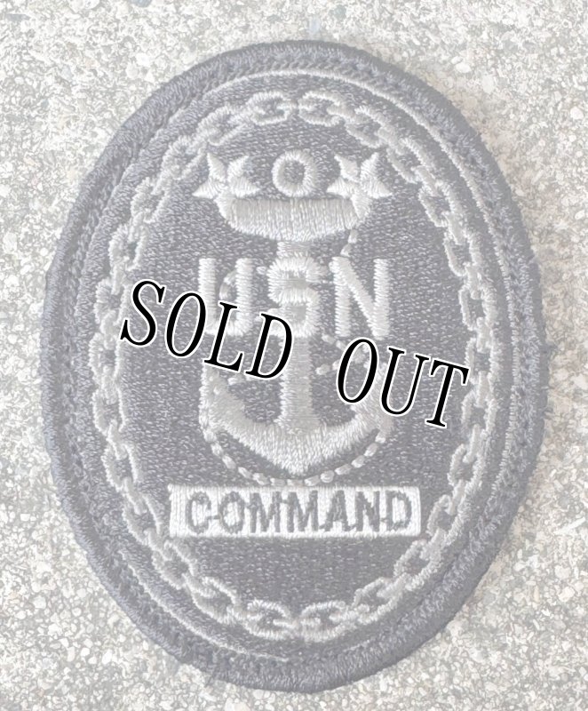 画像1: 米軍実物 U.S.NAVY Senior Command ワッペン (1)