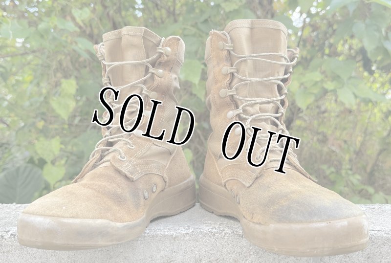 画像1: 米軍実物 BELLEVILLE コンバット ブーツ 18-D-1001 Men’s AHWC 8.5 W (1)