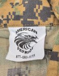 画像8: 米軍実物 AMERICAN PATRIOT ウッドランドマーパット バーオール　M (8)