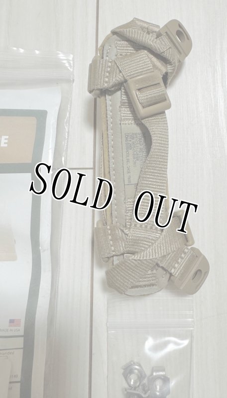 画像2: 米軍実物 H-Nape ECH ACH ヘルメット チンストラップ タン S-XL ARMY USMC (2)