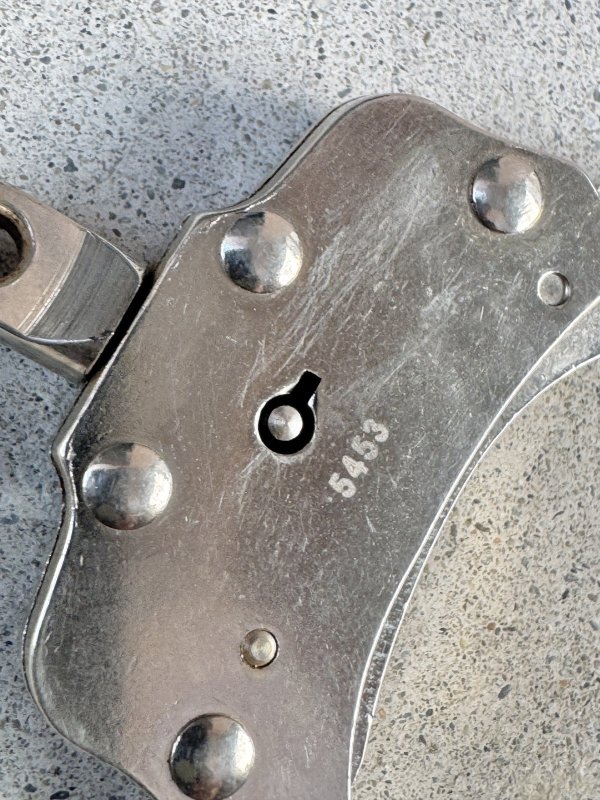 画像5: 米軍実物  Peerless Handcuff Company（ピアレス・ハンドカフ・カンパニー） ハンドカフ Model 700B (5)