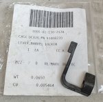 画像1: 米軍実物 M249 BARREL LOCKING LEVER (1)