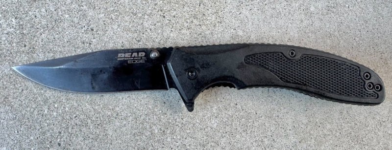 画像1: 米軍放出品 米軍放出品 Bear Edge Sideliner 4.5インチ スプリング アシスト ナイフ (1)