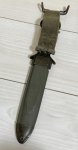 画像2: 米軍実物 M8A1 ナイフ 銃剣 ナム戦 シース USM8A1 バヨネット ナイフ  (3) (2)