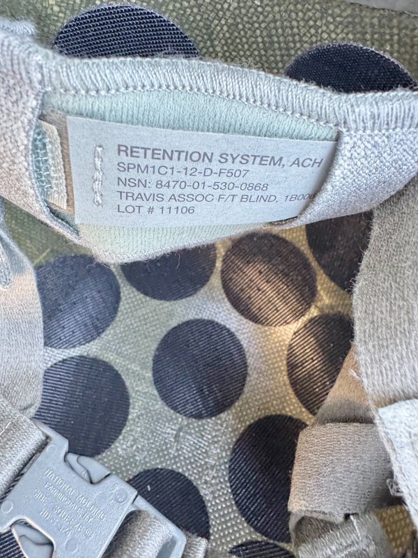 画像9: 米軍実物 ACH 米陸軍バリスティックヘルメット   マウントセット LARGE (9)