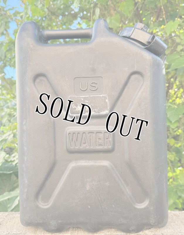 画像7: 米軍実物 WATER タンク　(プラスチック) ブラック (7)