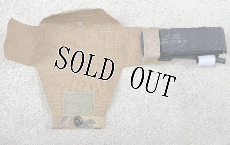 画像2: 米軍実物 SENTRYタクティカル ターニケットキャリアー　C-A-T  止血帯 セット マルチカム (2)