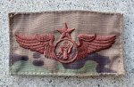 画像1: 米軍実物 USAF Qualification Badge-Aircrew Enlisted Senior- OCP Sew-On (1)