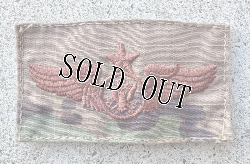 画像1: 米軍実物 USAF Qualification Badge-Aircrew Enlisted Senior- OCP Sew-On (1)
