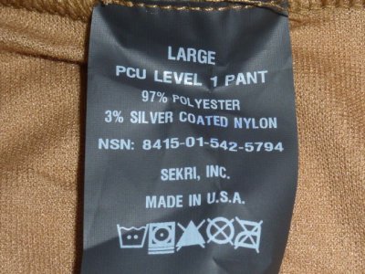 画像2: 米軍実物 特殊部隊支給 PCU LEVEL 1 PANT LARGE