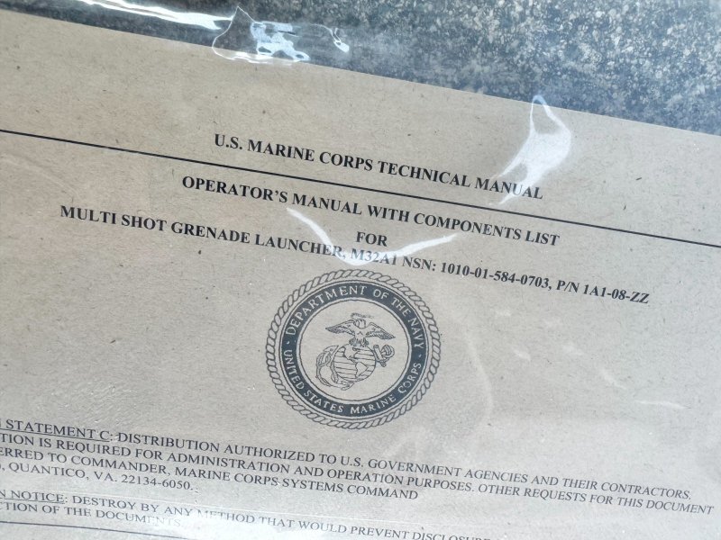 画像11: 米軍実物 M32A1 USMC/SOCOM 40mm Multi-Shot グレネード ランチャーBAG (11)