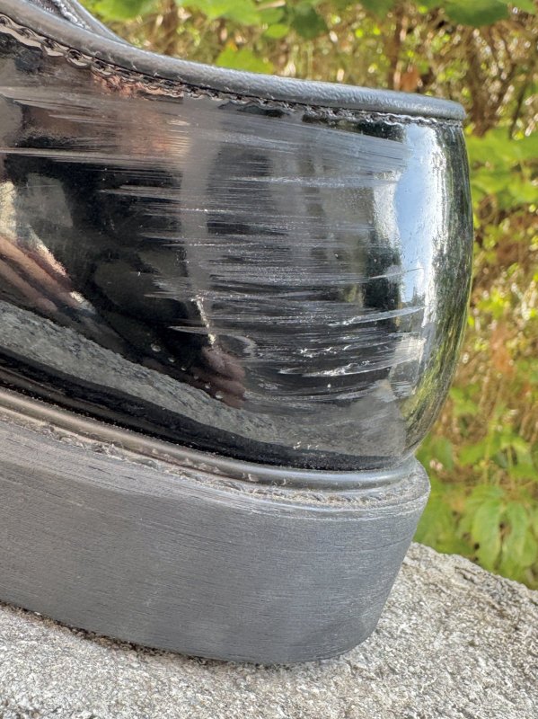 画像8: 米軍実物 CAPPS Enamel Service Shoes エナメル サービス シューズ (8)