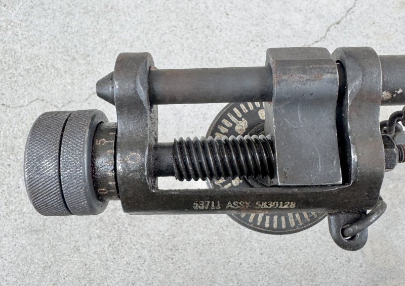 画像8: 米軍実物 Traverse and Elevation Mechanism T&E M2 トライポッド ブローニング (8)