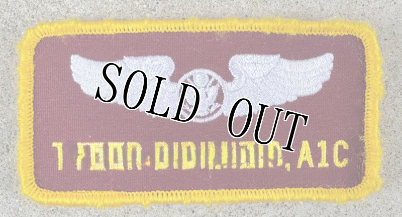 画像1: 米軍放出品　US AIR FORCES カバーオール用ネーム (1)