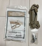 画像1: 米軍実物 H-Nape ECH ACH ヘルメット チンストラップ タン S-XL ARMY USMC (1)