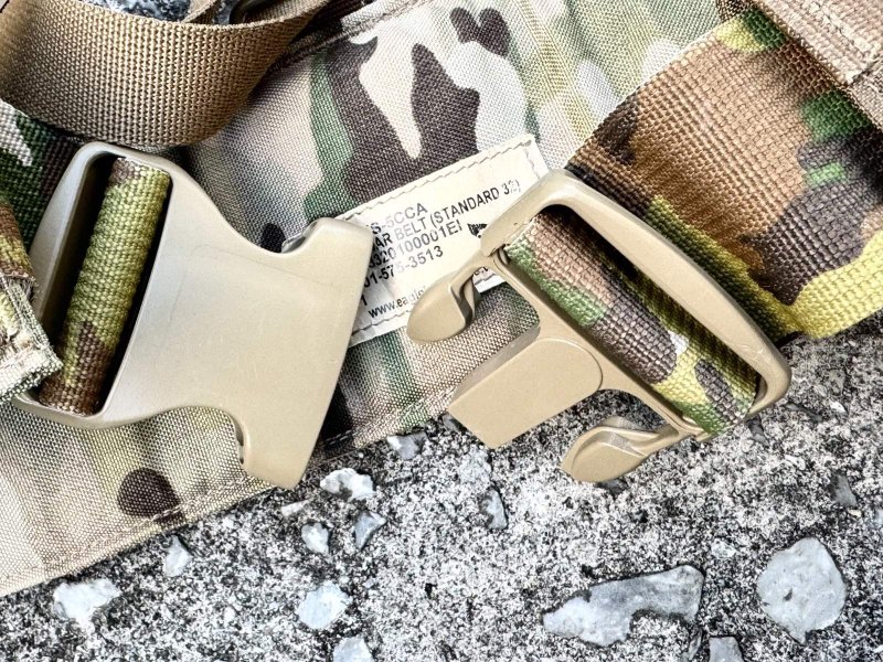 画像3: 米軍実物 EAGLE ILBE Padded Tactical Sub Belt w/ Suspenders  マルチカム (3)