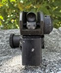 画像2: 米軍実物 M4/M16 キャリングハンドル リアサイト (2)