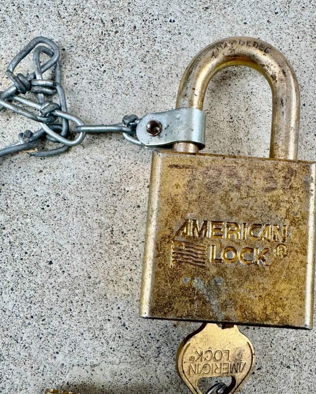 画像4: 米軍実物 軍用 AMERICAN LOCK 5200 南京錠 (4)