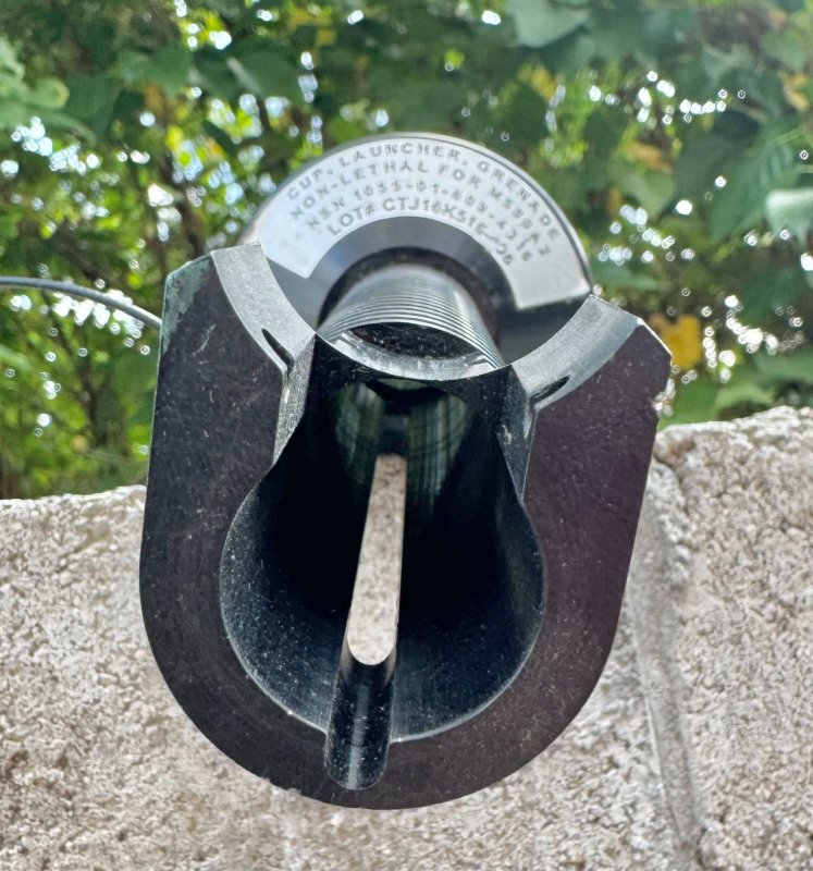 画像9: 米軍実物 M500 A2 グレネード ランチャー カップ  (9)