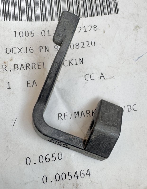 画像3: 米軍実物 M249 BARREL LOCKING LEVER (3)