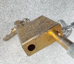 画像3: 米軍実物 軍用 AMERICAN LOCK 5200 南京錠 (3)