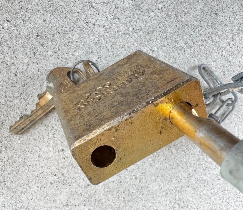 画像3: 米軍実物 軍用 AMERICAN LOCK 5200 南京錠 (3)