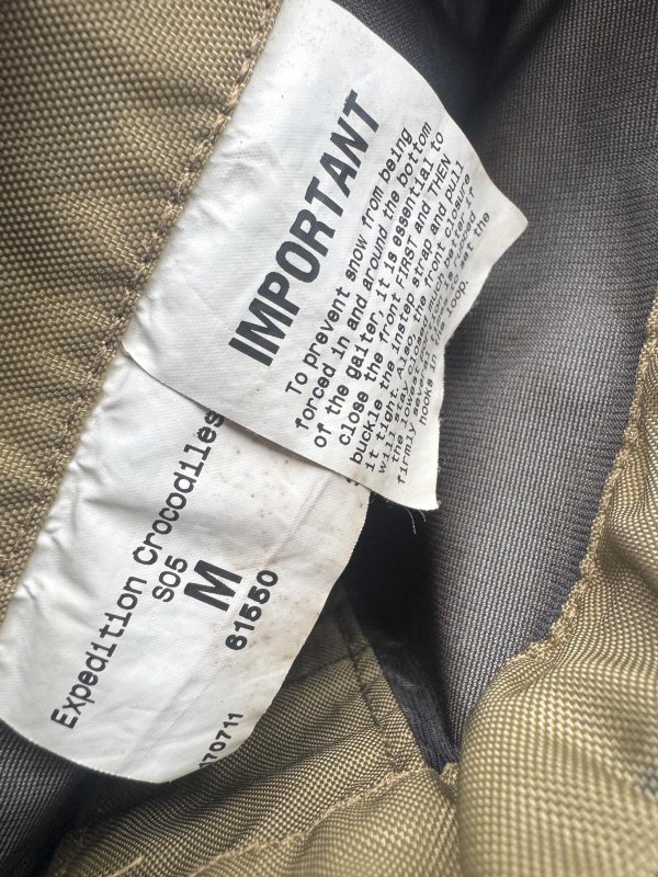 画像9: 米海兵隊実物 OUTDOOR RESEARCH  EXPEDITION CROCODILES GORE-TEX (9)