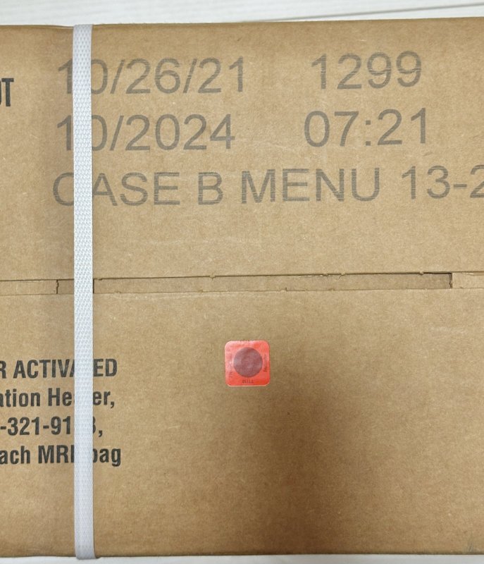 画像6: 米軍実物 2025年10月検【アメリカル】MREレーション非常食/戦闘食 MENU-B (6)