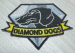 画像1: 米軍放出品 ダイアモンドドッグス DIAMOND DOGS ベルクロ付き (1)