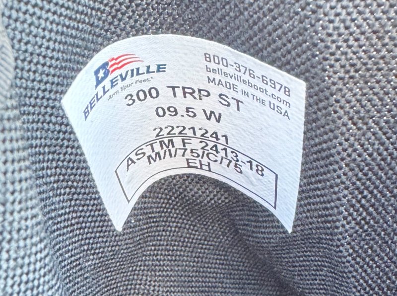 画像10: 米海兵隊実物 Belleville コンバットブーツ 300 TRP ST  (10)