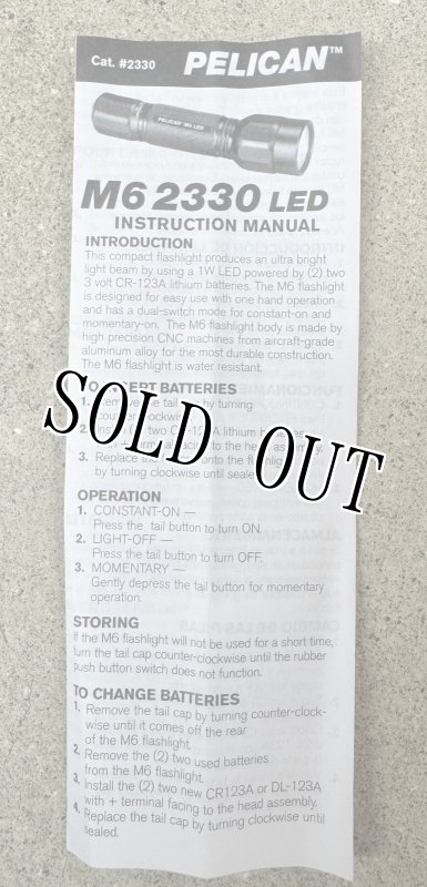 画像12: 米軍実物 PELICAN ペリカン M6 2330 LED フラッシュライト (12)