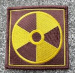 画像1: 米軍放出品 Stalker loners デラックス 放射能汚染 ワッペン  (1)