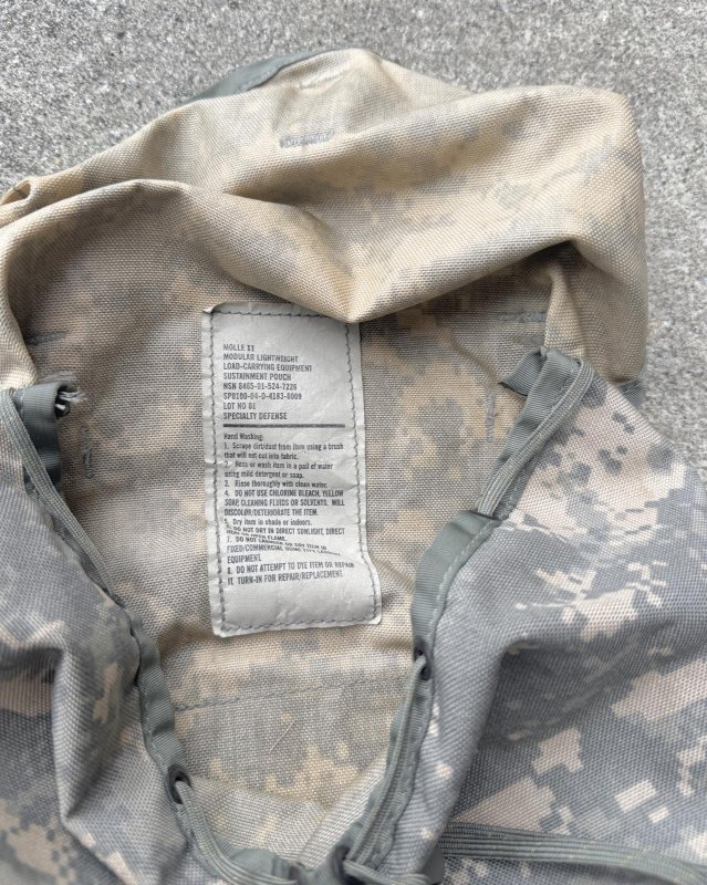 画像8: 米軍実物 MOLLE II SUSTAINMENT ポーチ セット (8)