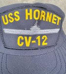 画像8: 米軍放出品 US NAVY ホーネット ( USS Hornet, CV/CVA/CVS-12 キャップ (8)
