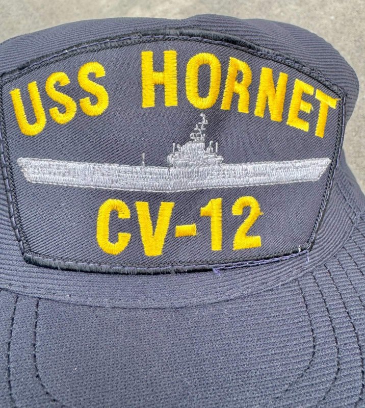 画像8: 米軍放出品 US NAVY ホーネット ( USS Hornet, CV/CVA/CVS-12 キャップ (8)