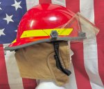 画像5: 米海軍実物 Bullard U.S.NAVY ファイヤーマン 消防士 ヘルメット LEDライト  (5)