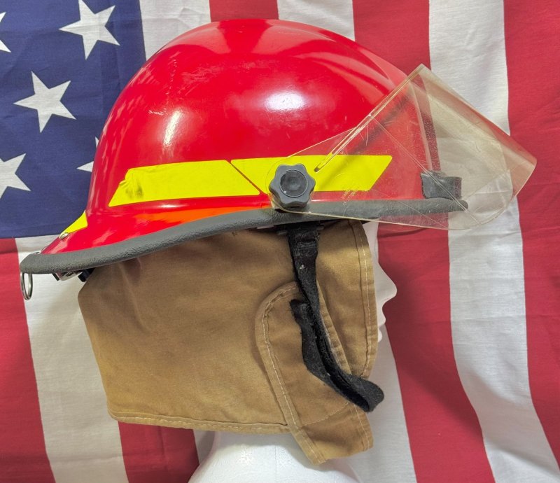 画像5: 米海軍実物 Bullard U.S.NAVY ファイヤーマン 消防士 ヘルメット LEDライト  (5)